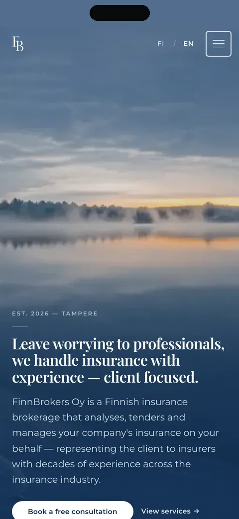 FinnBrokers on mobile