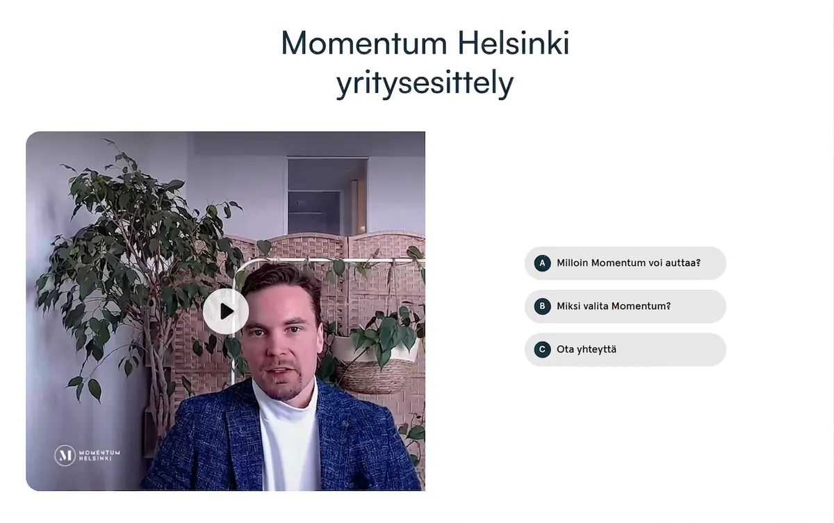 Momentum Helsinki - company presentation